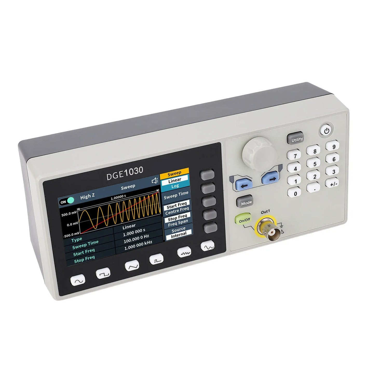 Waveform Generator Arbitrary Waveform Generator 1μHz to 30MHz Range 1uHz Resolution Single Generator Frequency Generator