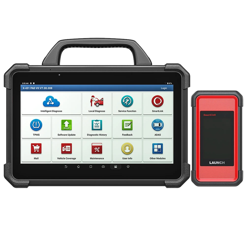 X-431 LAUNCH PAD7 PADVII Car Diagnostic Tools J2534 Smartlink Automotive Scanner Auto Online Programming OBD 2 Years Free Update
