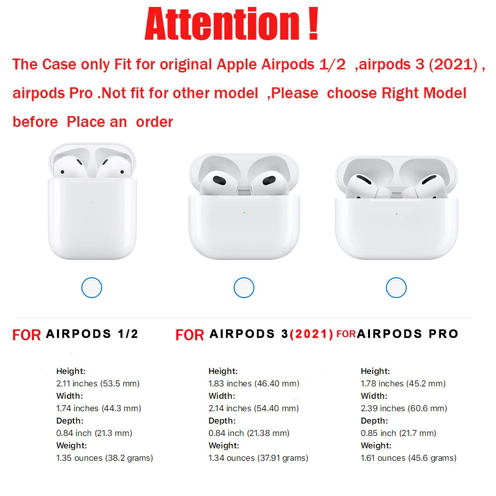 Cute 3D Heart Earphone Case For AirPods 1 2 Pro 2nd Case Soft Silicone For Air pods 4 3 Bluetooth Earphone Charging Boxs Keyring