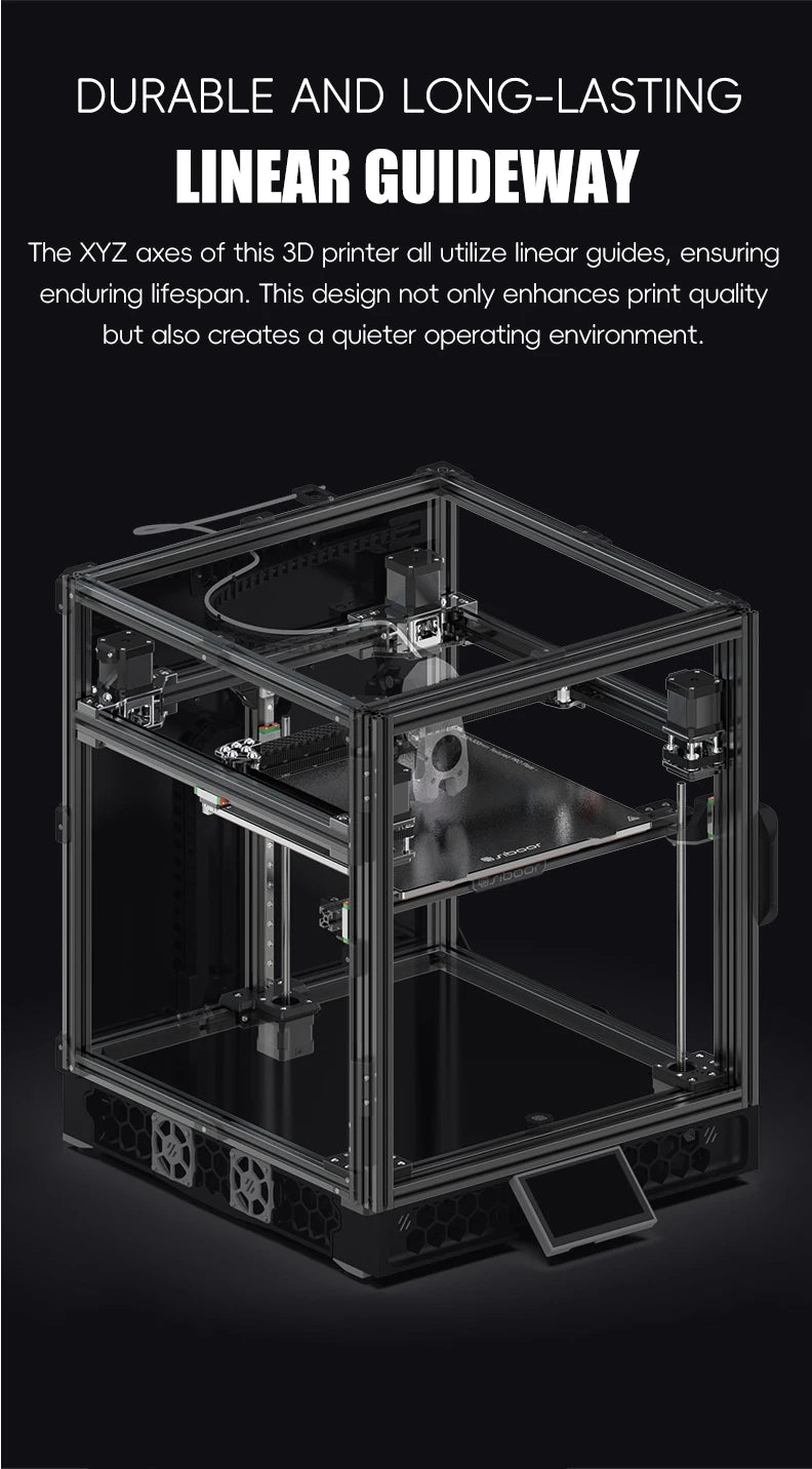 Latest SIBOOR Voron Trident [June,2024] 3D Printer with CNC Metal Structure 4AWD CoreXY DIY 3D Printer Kit AWD Components