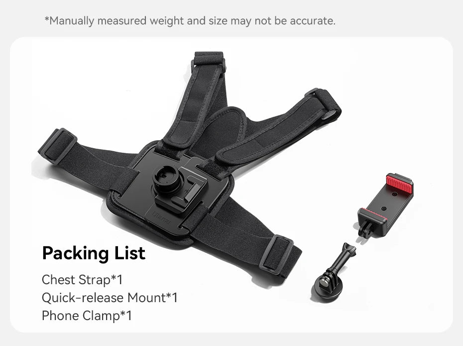 Ulanzi Go-Quick II Magnetic Chest Strap For Action Camera Smartphone Gopro 14 13 12 11 10 iPhone 15 14 13 for Outdoor Video Vlog