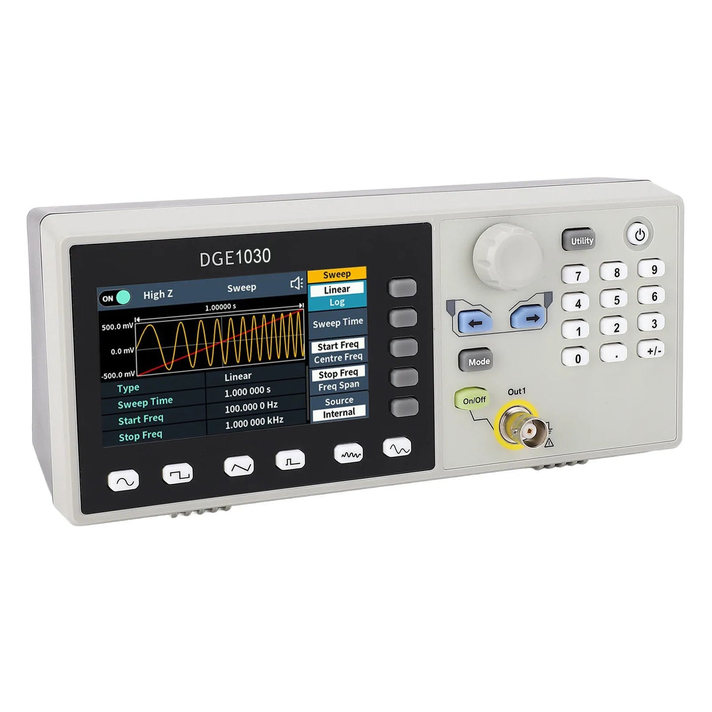 Waveform Generator Arbitrary Waveform Generator 1μHz to 30MHz Range 1uHz Resolution Single  Generator Frequency Generator