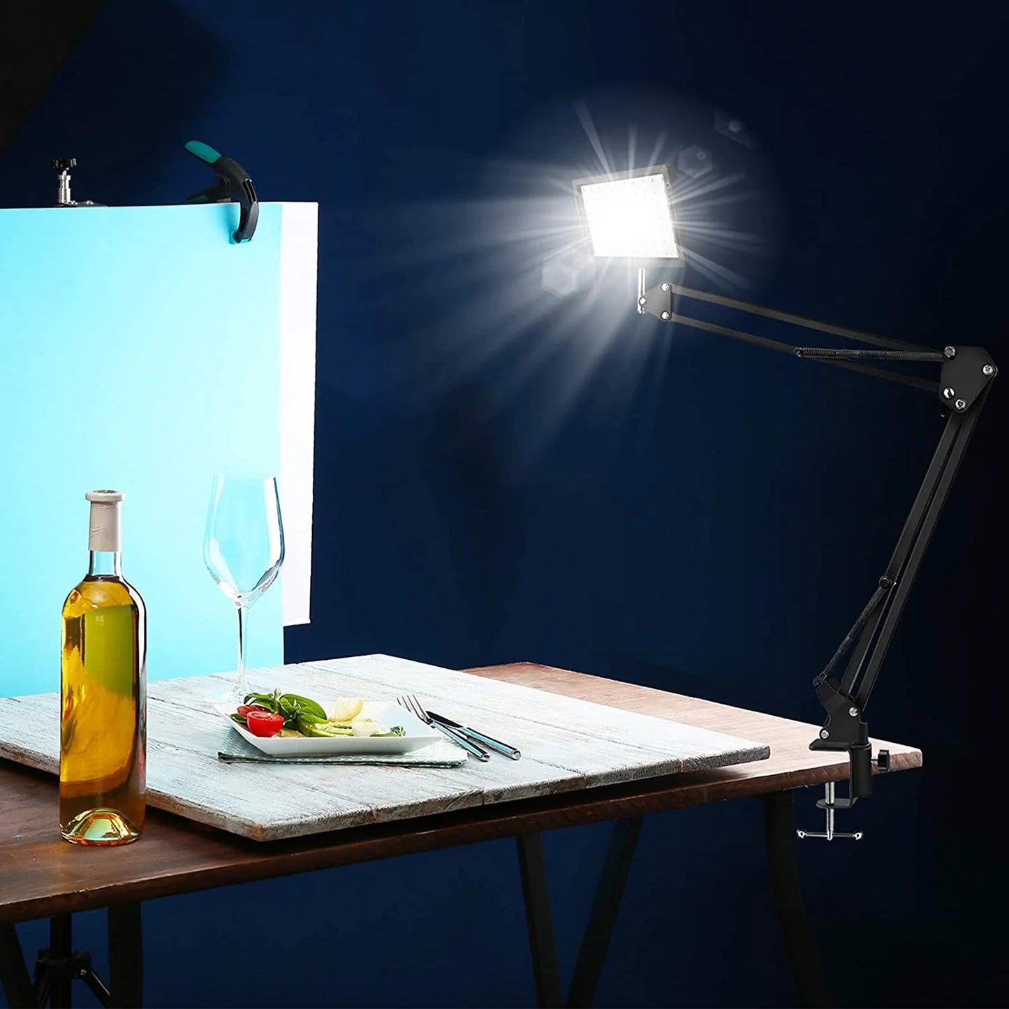 LED Video Light Panel Photography Lighting Photo Studio Lamp Kit 2 Pack For Shoot Live Streaming Youbube With Stand RGB Filters