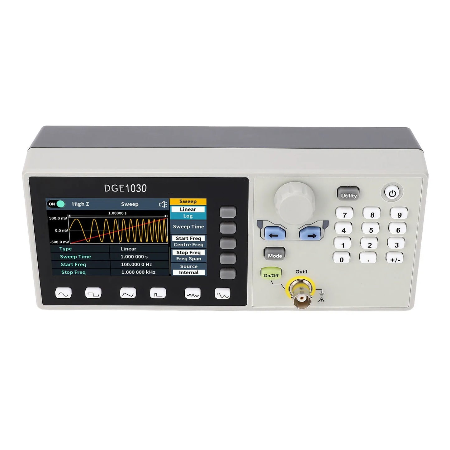 Waveform Generator Arbitrary Waveform Generator 1μHz to 30MHz Range 1uHz Resolution Single  Generator Frequency Generator