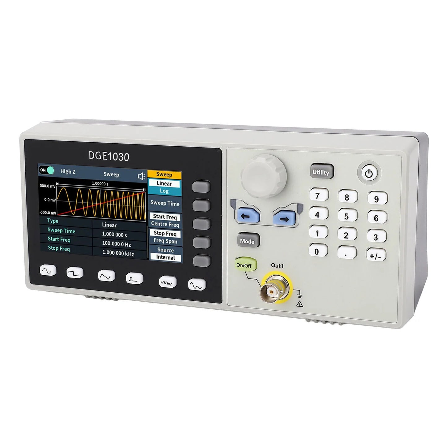 Waveform Generator Arbitrary Waveform Generator 1μHz to 30MHz Range 1uHz Resolution Single  Generator Frequency Generator