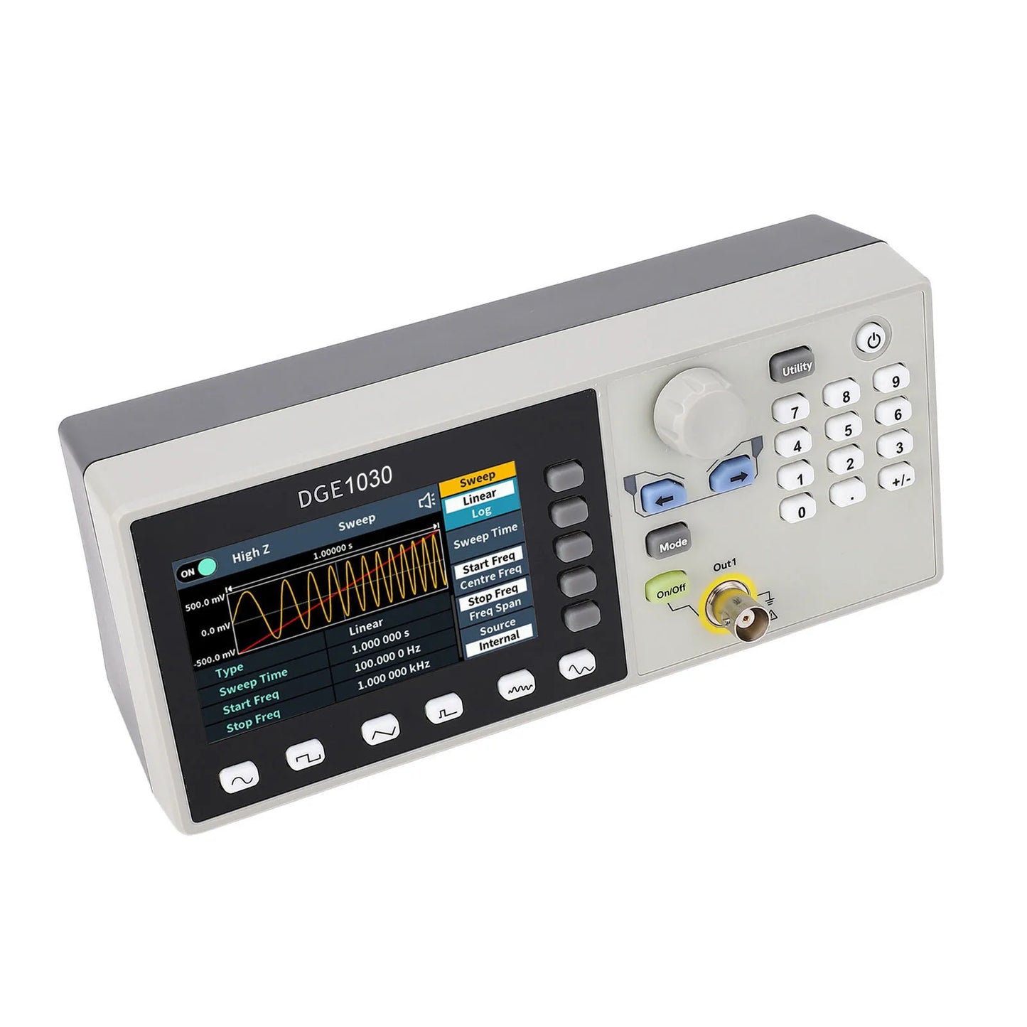 Waveform Generator Arbitrary Waveform Generator 1μHz to 30MHz Range 1uHz Resolution Single  Generator Frequency Generator